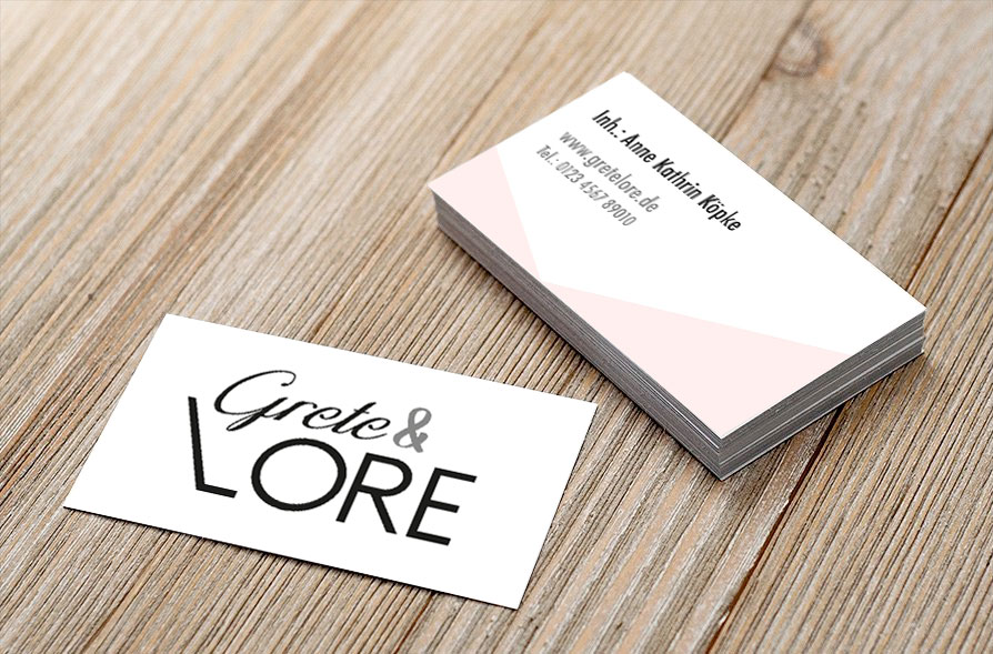 Visitenkarten Grete&Lore